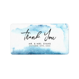 Dank u Sticker voor een moderne bruiloft.