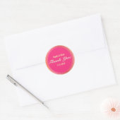 Dank U Stickers in Goud en Roze (Envelop)