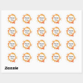 Dank U Stickers Klein Bedrijf (Vel)
