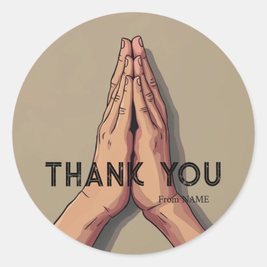 Dank u Stickers & Labels (Voorkant)