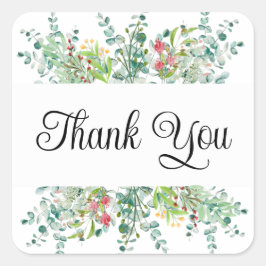 Dank u stickers of envelopzegels