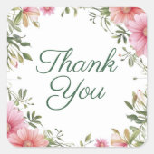 Dank u stickers of envelopzegels (Voorkant)