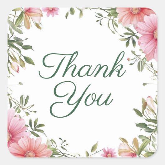 Dank u stickers of envelopzegels (Voorkant)