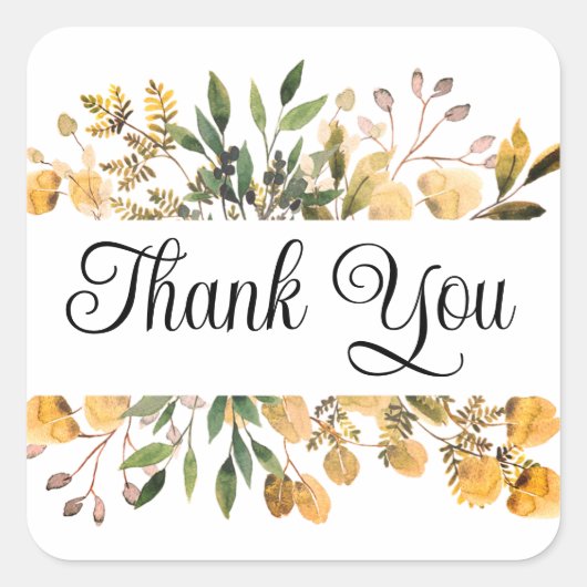 Dank u stickers of envelopzegels (Voorkant)