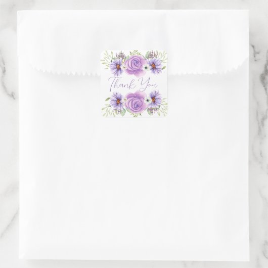 Dank u stickers of envelopzegels (Tas)