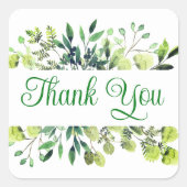 Dank u stickers of envelopzegels (Voorkant)