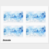 Dank u stickers of envelopzegels of gunsten (Vel)