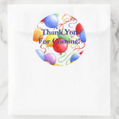 Dank u Stickers Verjaardagsfeestballonnen (Tas)