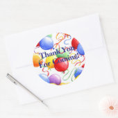 Dank u Stickers Verjaardagsfeestballonnen (Envelop)