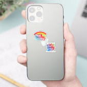 Dank u stickers voor het ondersteunen van kleine b (Telefoon)