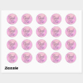 Dank u stickers voor vrijgezellenfeest (Vel)