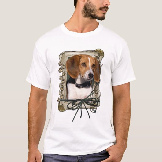 Dank u - Stone Paws - Beagle T-shirt (Voorkant)