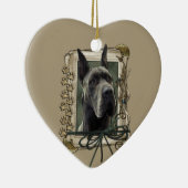 Dank u - Stone Paws - Geweldig gesteente - Grijs Keramisch Ornament (Rechts)
