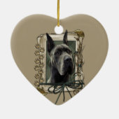 Dank u - Stone Paws - Geweldig gesteente - Grijs Keramisch Ornament (Achterkant)