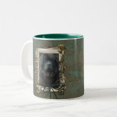 Dank u - Stone Paws - Newfoundland Tweekleurige Koffiemok (Voorkant links)
