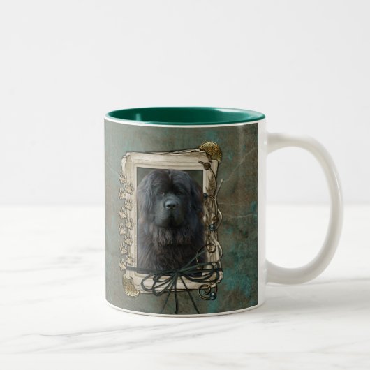 Dank u - Stone Paws - Newfoundland Tweekleurige Koffiemok (Rechts)