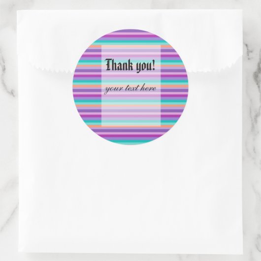 Dank u Stripes Sticker (Tas)