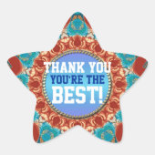 Dank u Sunshine Mandala Custom Sticker (Voorkant)