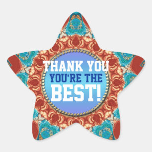 Dank u Sunshine Mandala Custom Sticker