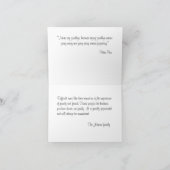 Dank u sympathiekaart bedankkaart (Binnen)