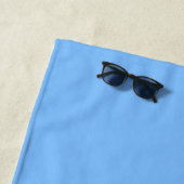 Dank u tekst Blue Beach handdoek meertalig (In situ)