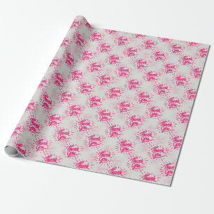Dank u tekst patroon ontwerp cadeaupapier