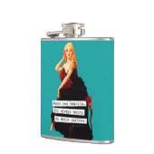 Dank u Tequila die Mijn Dance Partner zijn Heupfles (Links)