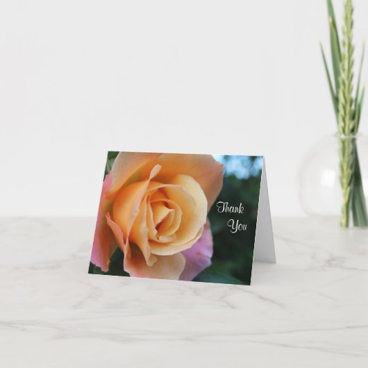 Dank u toenam bedankkaart (Voorkant)