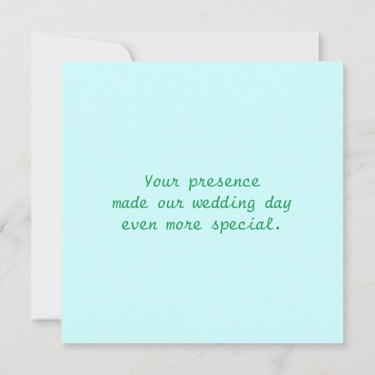 Dank u, Tortelduifjes Parakeets kaarten Notitiekaartje (Achterkant)