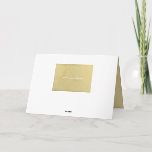 Dank u Toscaanse zon Wenskaart 2.0 Bedankkaart (Achterkant)