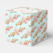 Dank u tropische vis waterverf op maat bedankdoosjes (Achterkant)