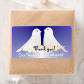 Dank u Trouwlabel Etiket (Insitu)