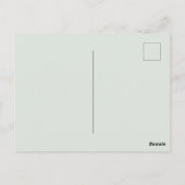 Dank u  Tuin Poppies Floral Baby shower Briefkaart (Achterkant)