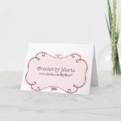 Dank u Tulips Bedankkaart (Achterkant)