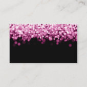 Dank u tussenvoegsel roze lichten informatiekaartje (Achterkant)