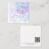 *~* Dank u TY Dankbaarheid AP63 Vlakke Nota Kaart Notitiekaartje (Voorkant / Achterkant)