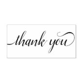 Dank u Typografie Eenvoudig Stijlvol Rubberstempel (Afrduk)