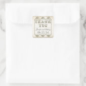 Dank u typografie stickers voor bruiloften (Tas)