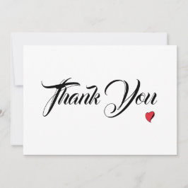 Dank U uit het hart Bedankkaart