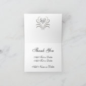 Dank U - Uitnodigingen met bijpassende kaartjes (Binnen)