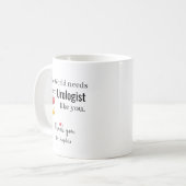Dank U Uroloog Aangepaste Naam Koffiemok (Voorkant links)