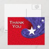 Dank u USA Briefkaart (Voorkant / Achterkant)