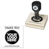 Dank u uw Business Logo Custom zelfgemaakte Rubberstempel (Gestempeld)