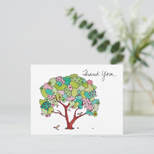 Dank u, Valentijn Briefkaart (Staand voorkant)