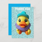 Dank u van baby bedankkaart (Voorkant / Achterkant)