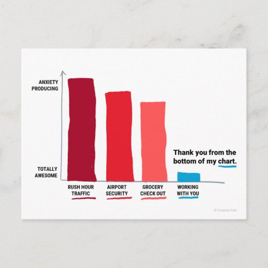 Dank u van de Onderkant van Mijn Briefkaart van de (Voorkant)