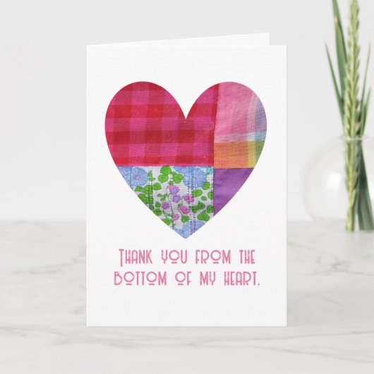 Dank u van de Onderkant van Mijn Hart, douane Kaart (Voorkant)