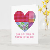 Dank u van de Onderkant van Mijn Hart, douane Kaart (Gele Bloem)