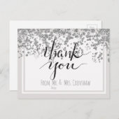 Dank u van de oude Mr en Mrs. Briefkaart (Voorkant / Achterkant)