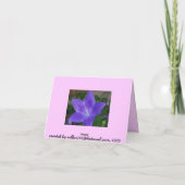 Dank u van de tuin w / blanco binnen bedankkaart (Achterkant)